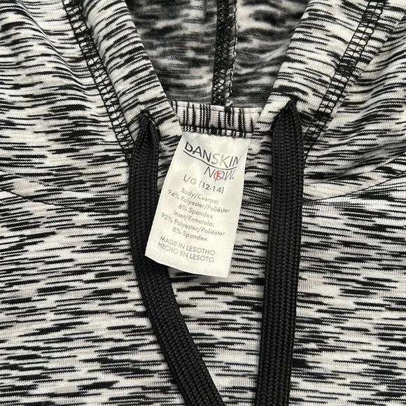 2/$10 Danskin Now activewear workout hoodie. Lightweight Soft large 12/14 - Picture 2 of 2